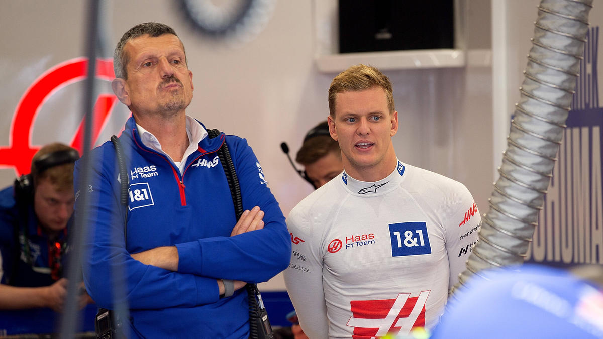 Günther Steiner (l.) und Mick Schumacher (r.) arbeiteten in der Formel 1 zusammen