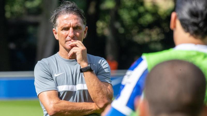 Labbadia und Hertha trainieren wieder Labbadia und Hertha trainieren wieder