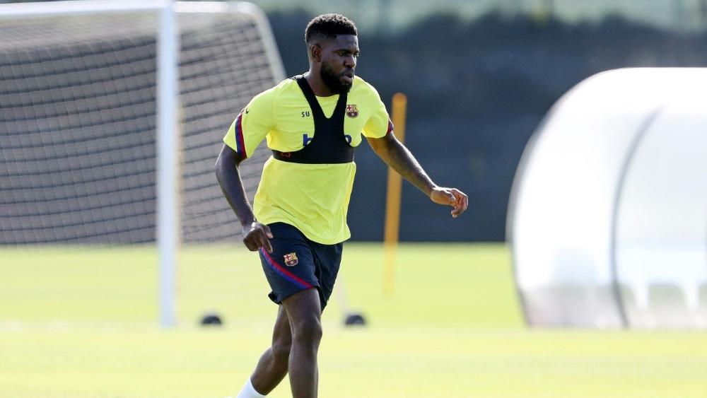 Samuel Umtiti hat sich mit dem Coronavirus infiziert Samuel Umtiti hat sich mit dem Coronavirus infiziert