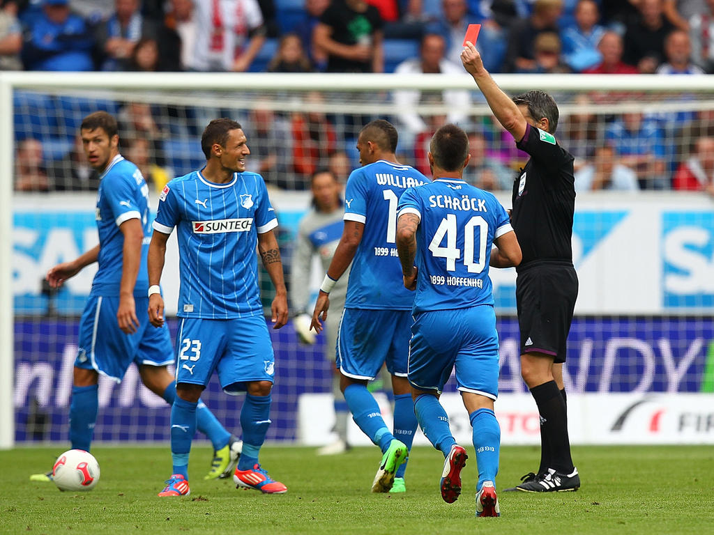 Salihovic erhielt bereits 2012 die schnellste Gelb-Rote Karte der Bundesligageschichte Salihovic erhielt bereits 2012 die schnellste Gelb-Rote Karte der Bundesligageschichte