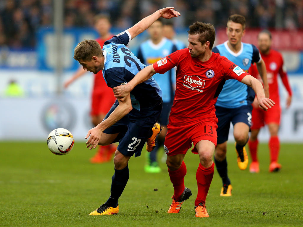 Bochums Simon Terodde rettete seinem Team mit zwei Treffern das Remis gegen Bielefeld