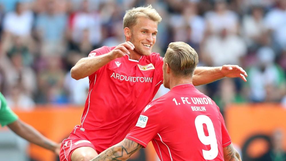 Sebastian Andersson (l.) sichert Union Berlin einen Punkt Sebastian Andersson (l.) sichert Union Berlin einen Punkt