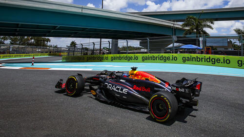 Max Verstappen war beim Formel-1-Training in Miami mal wieder der Dominator