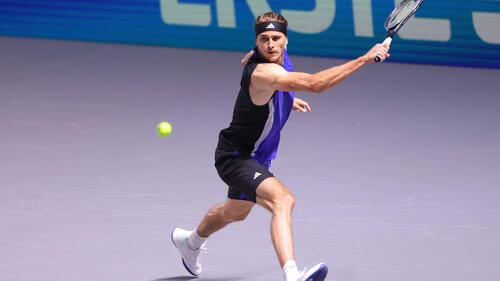 Alexander Zverev setzte sich gegen Marcos Giron durch