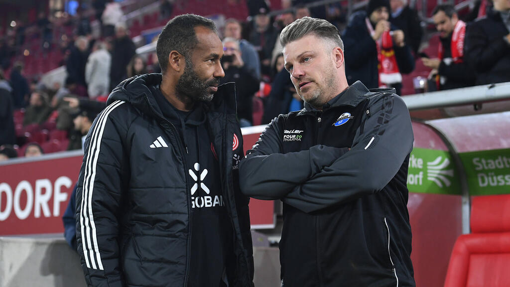 Lukas Kwasniok (r.) war offenbar ein heißes Trainer-Thema beim HSV Lukas Kwasniok (r.) war offenbar ein heißes Trainer-Thema beim HSV