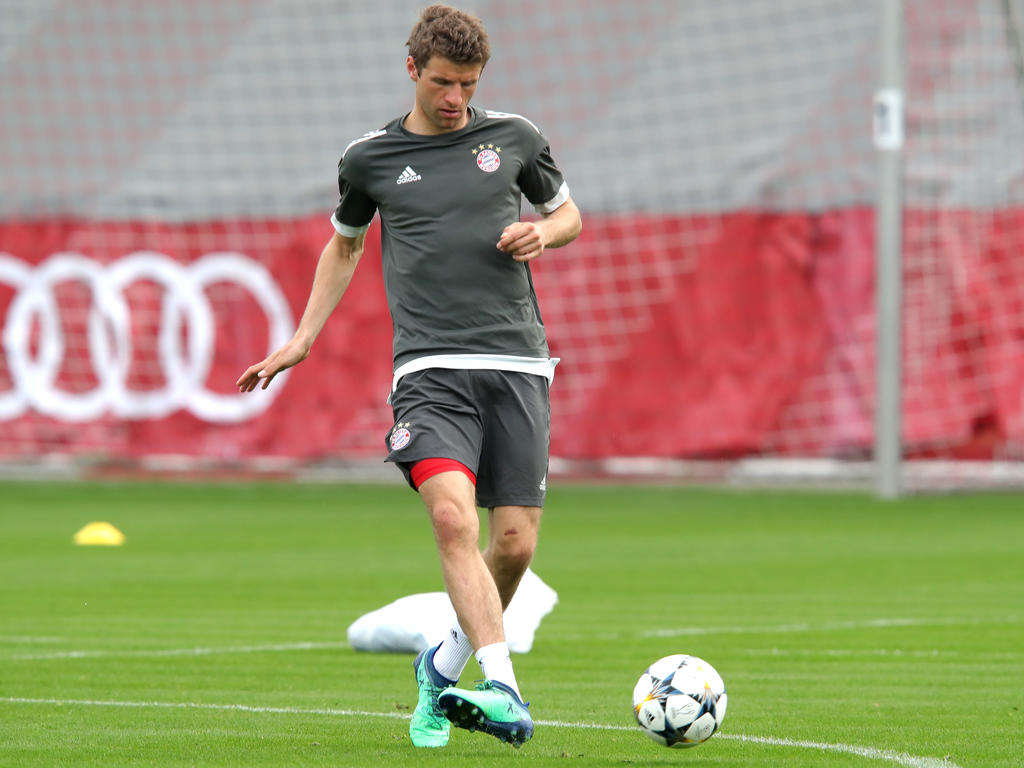 Thomas Müller konnte vor dem DFB-Pokal-Finale gegen Frankfurt nicht trainieren