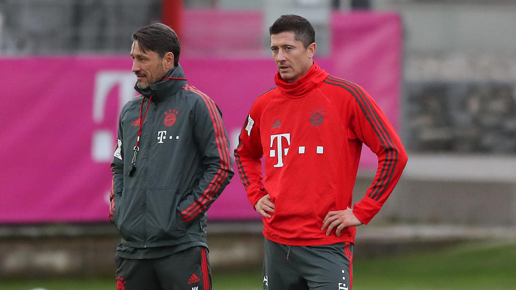 Robert Lewandowski (r.) ist unumstrittener Stammspieler unter Niko Kovac Robert Lewandowski (r.) ist unumstrittener Stammspieler unter Niko Kovac