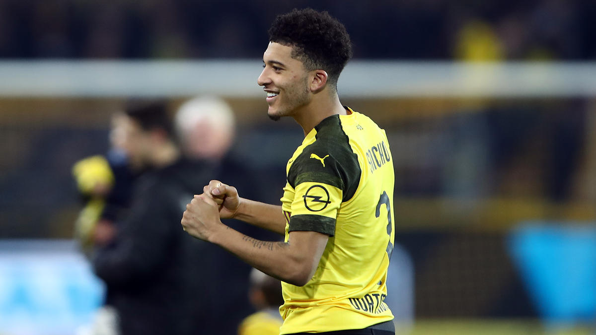 Jadon Sancho wird von Manchester United umworben Jadon Sancho wird von Manchester United umworben
