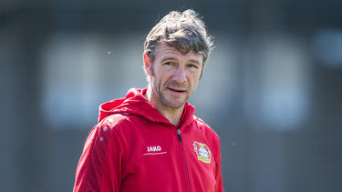 Markus von Ahlen, Trainer der Leverkusener U19, muss sich mit einem Remis in der Youth League begnügen
