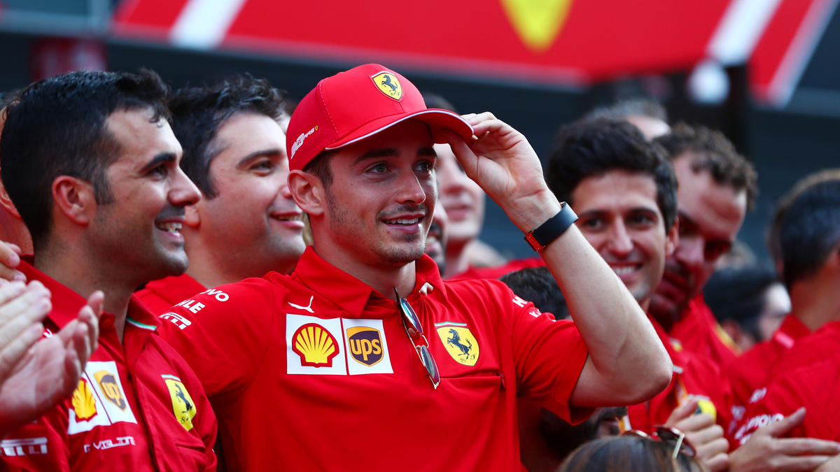 Charles Leclerc feierte in Monza seinen zweiten Formel-1-Sieg Charles Leclerc feierte in Monza seinen zweiten Formel-1-Sieg