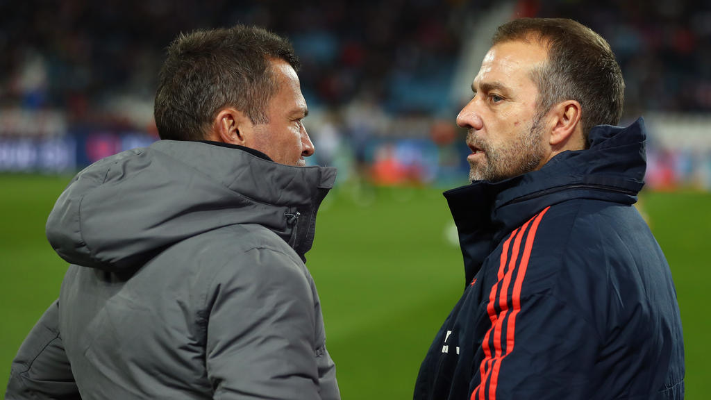 Matthäus (li.) ist von Hansi Flick als Trainer des FC Bayern überzeugt Matthäus (li.) ist von Hansi Flick als Trainer des FC Bayern überzeugt