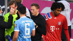 Joshua Zirkzee (r.) erlebte beim FC Bayern II einen bitteren Nachmittag