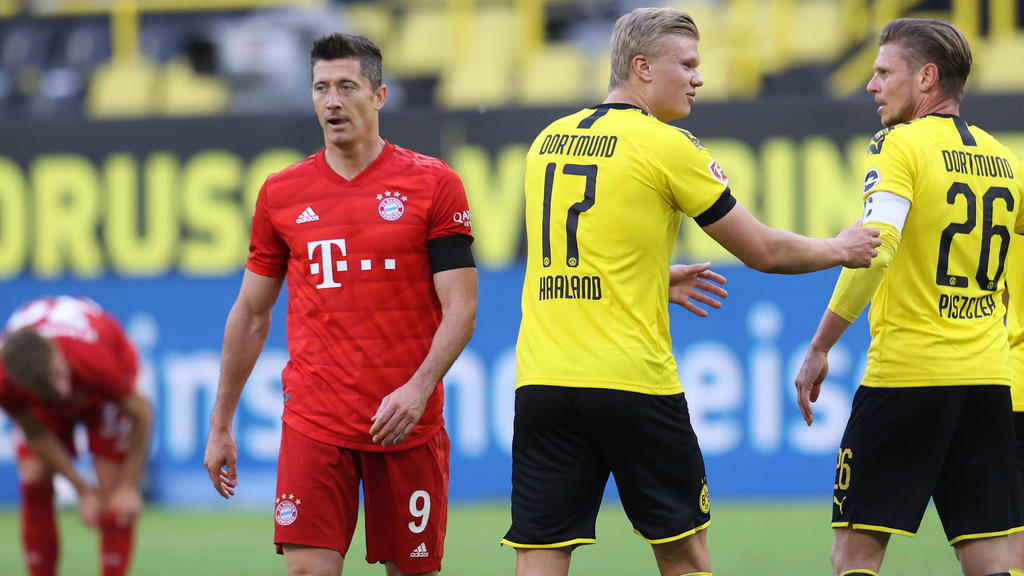 FC-Bayern-Goalgetter Robert Lewandowski ist von BVB-Youngster Erling Haaland begeistert