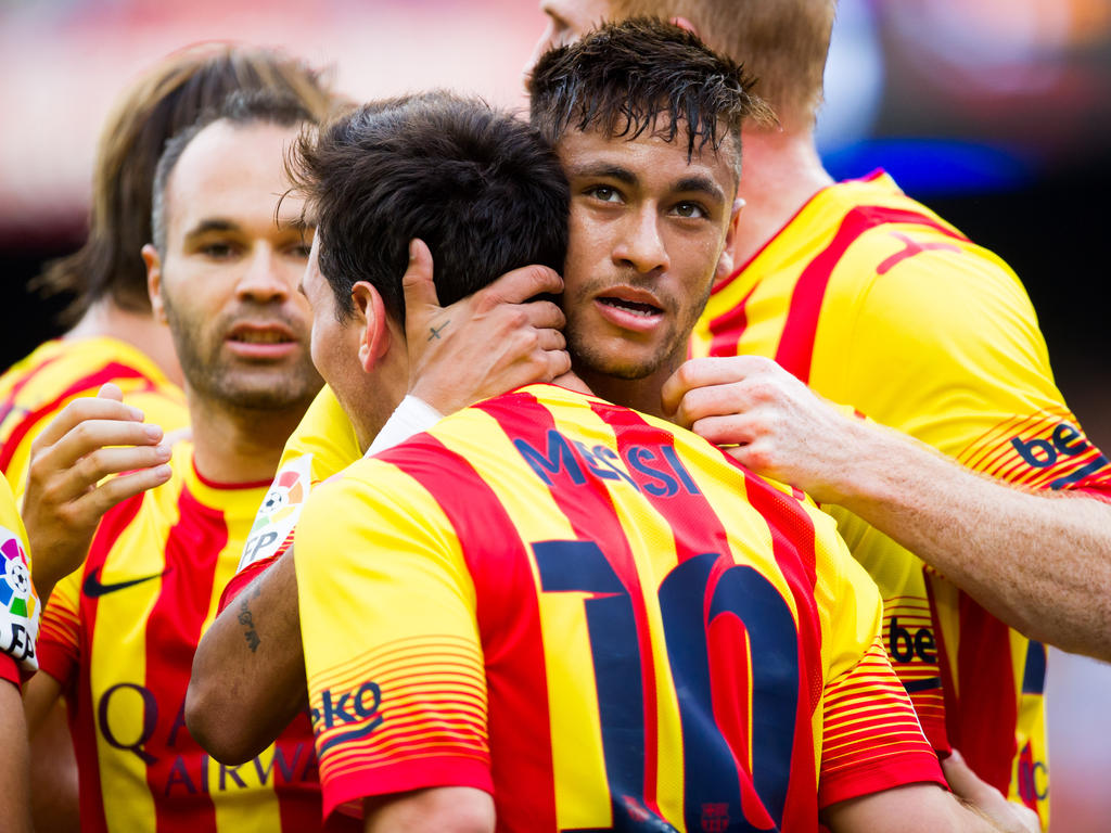 Doppelpack gegen Bilbao: Neymar (r.)