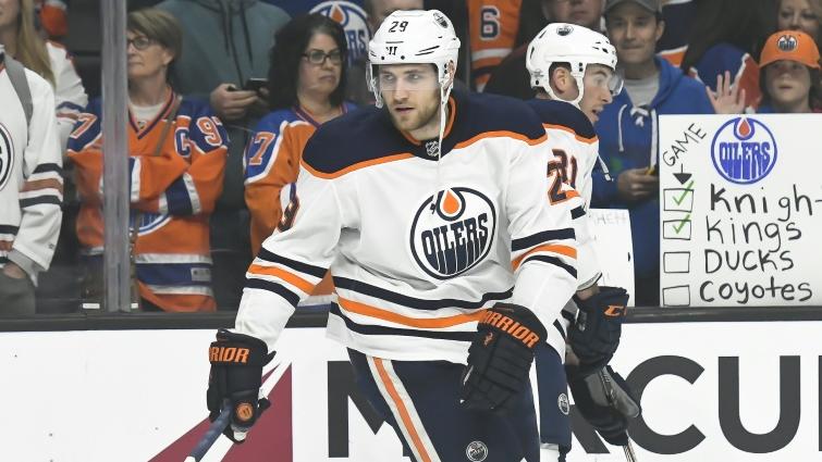 Draisaitl scort in der NHL gut für die Edmonton Oilers Draisaitl scort in der NHL gut für die Edmonton Oilers