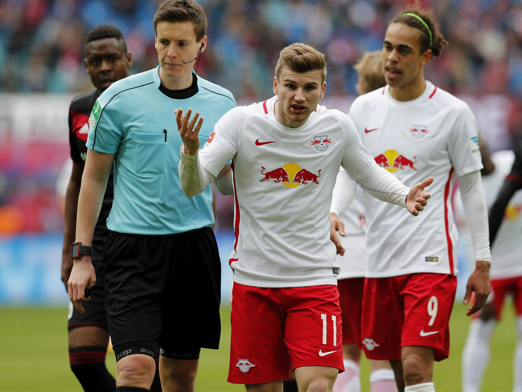Leipzigs Torjäger Timo Werner hatte sich gegen Ingolstadt eine schwere Prellung am rechten Sprunggelenk zugezogen Leipzigs Torjäger Timo Werner hatte sich gegen Ingolstadt eine schwere Prellung am rechten Sprunggelenk zugezogen