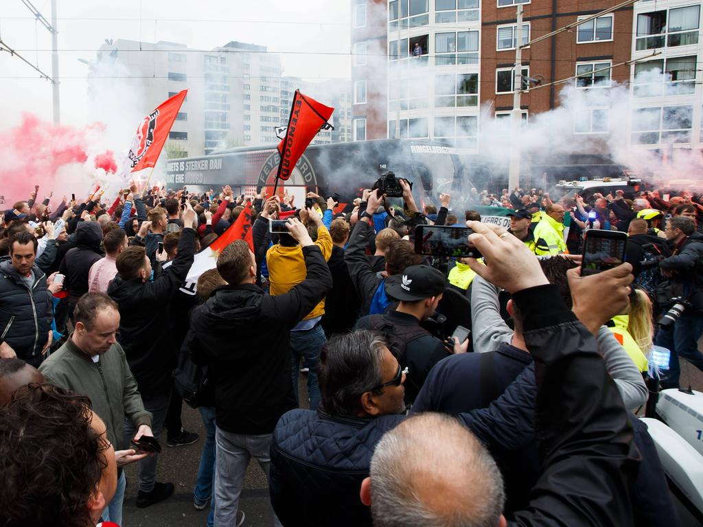 Die Feyenoord-Fans haben am Wochenende randaliert
