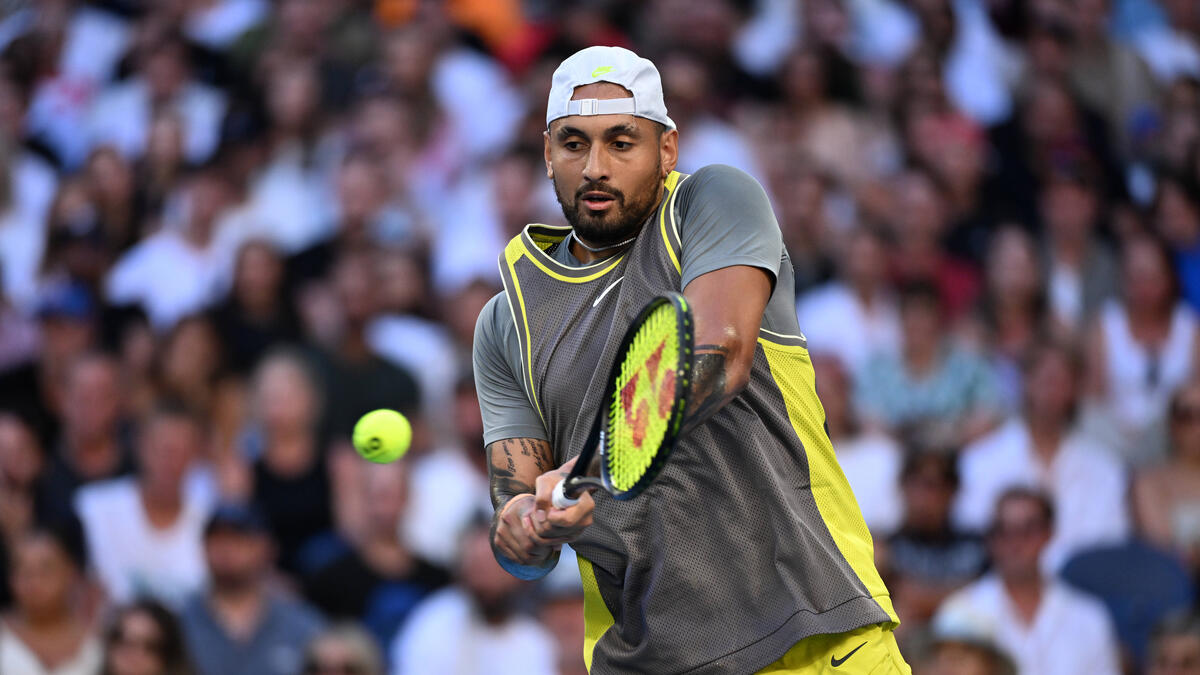 Nick Kyrgios hatte in Melbourne einen schweren Stand