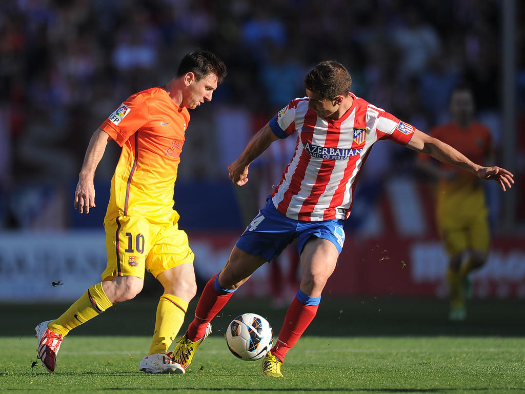 Gabi contra el FC Barcelona de Messi. (Foto: Getty)