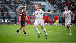 Florian Kainz traf doppelt für den 1. FC Köln