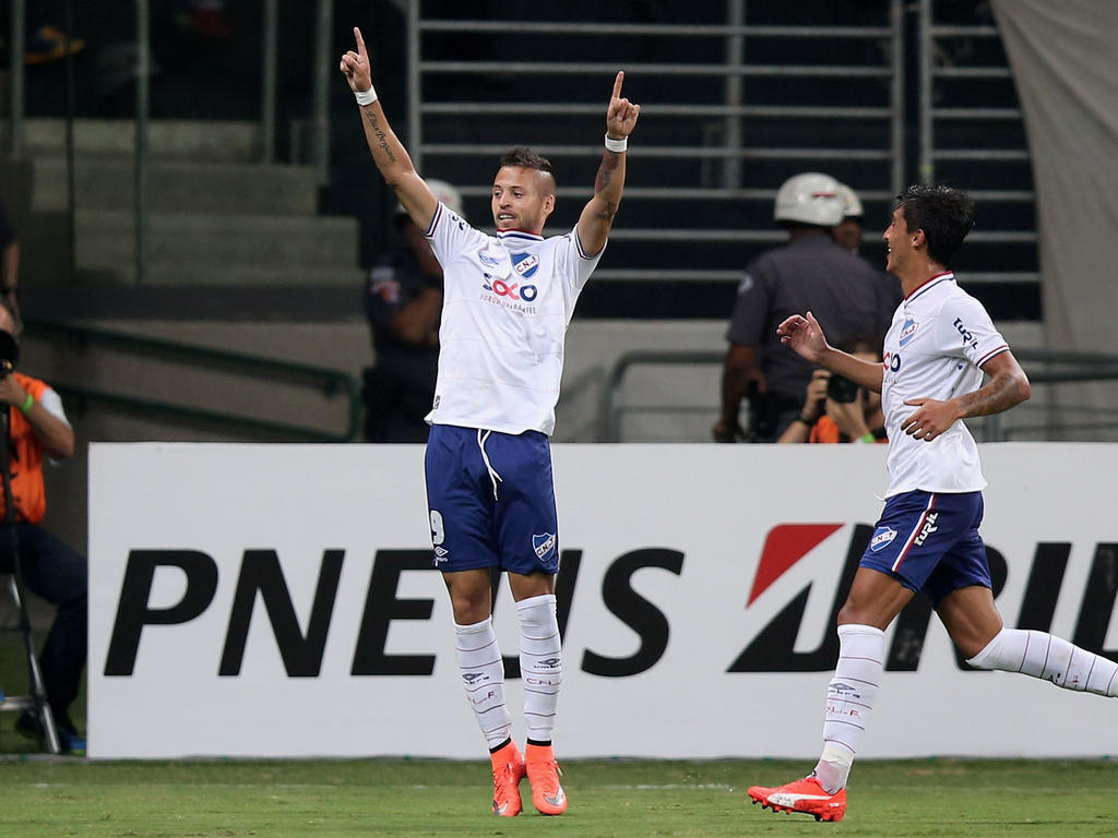 Nico López celebrando un gol con el Nacional. (Foto: Getty)