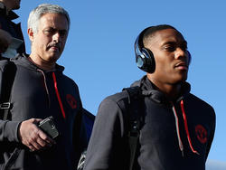 José Mourinho and Anthony Martial