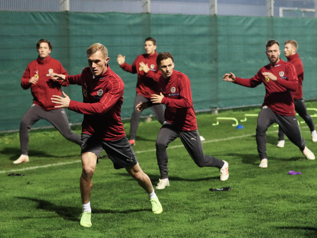 Das ÖFB-Team bereitet sich in Wien auf die beiden letzten Nations-League-Spiele vor