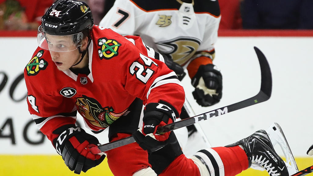 Dominik Kahun hat in der NHL noch seine Probleme mit der kleineren Eisfläche Dominik Kahun hat in der NHL noch seine Probleme mit der kleineren Eisfläche