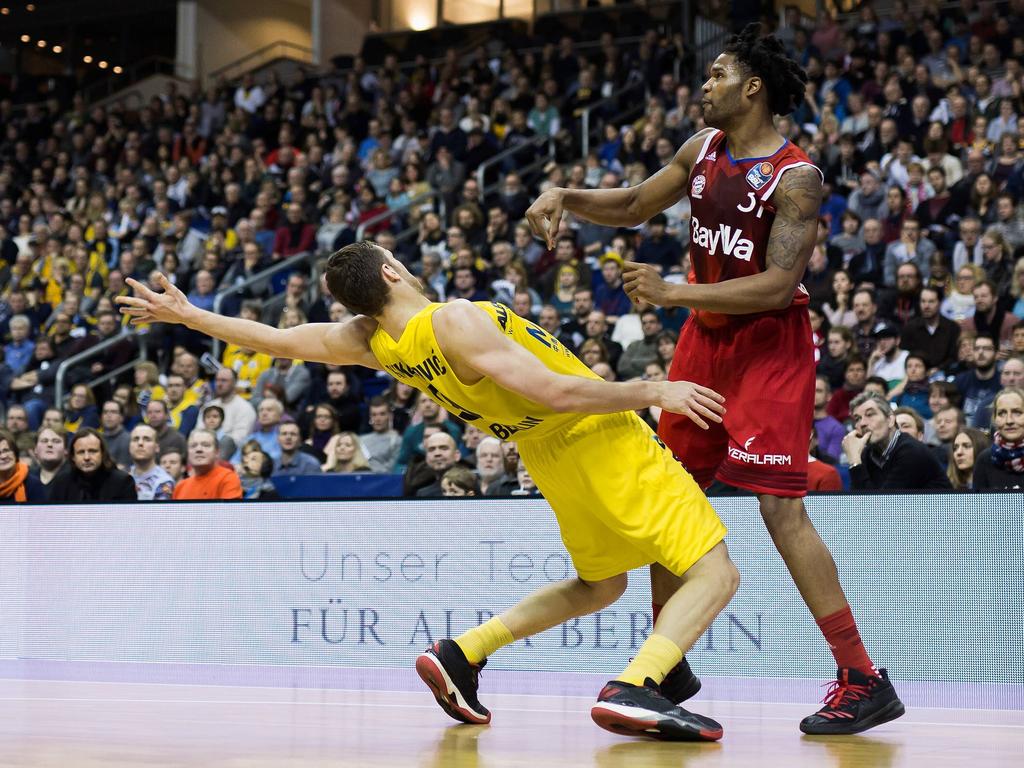 ALBA Berlin (in gelb) war gegen Bayern München chancenlos ALBA Berlin (in gelb) war gegen Bayern München chancenlos
