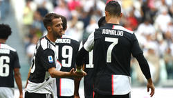 Miralem Pjanic (l.) und Cristiano Ronaldo erzielten die Treffer für Juventus