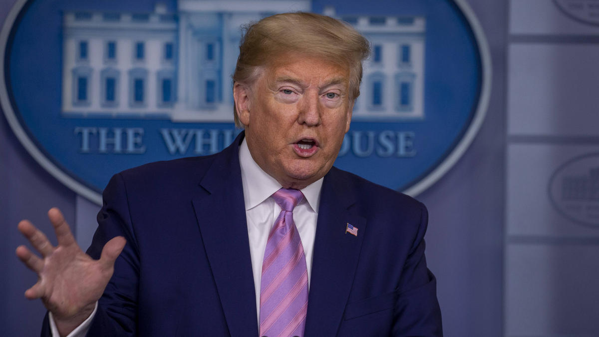Donald Trump will möglichst schnell wieder Profisport in den USA erleben Donald Trump will möglichst schnell wieder Profisport in den USA erleben