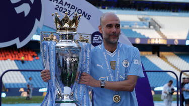 Pep Guardiola hat den sechsten Meistertitel in sieben Jahren bei Manchester City gewonnen