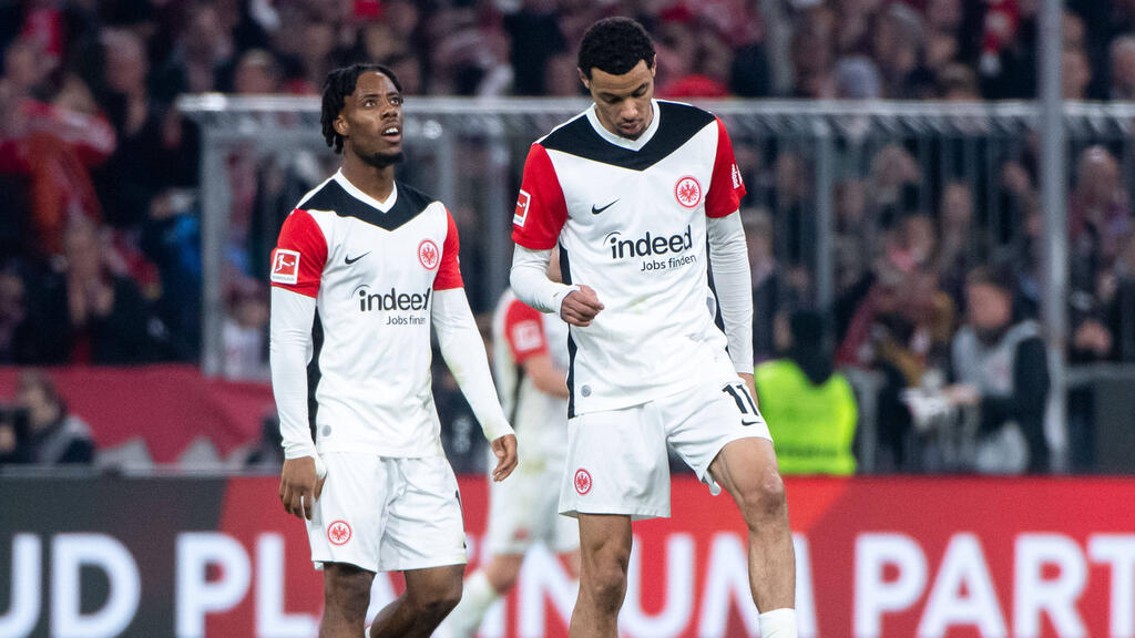 Elye Wahi (l.) gehörte zu den Enttäuschungen bei Eintracht Frankfurt