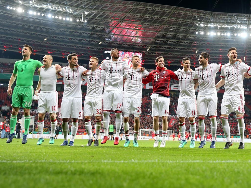 Die Bayern triumphierten in Leverkusen mit 6:2