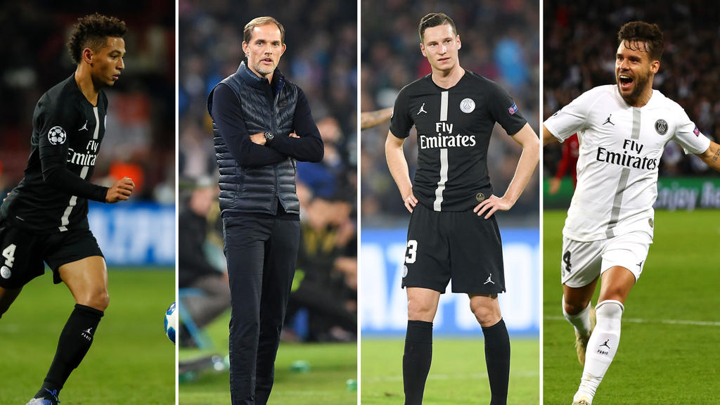 Thilo Kehrer, Thomas Tuchel und Julian Draxler wollen mit PSG die Champions League gewinnen