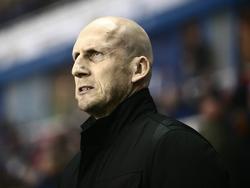 Jaap Stam staat als hoofdtrainer van Reading langs de zijlijn tijdens de wedstrijd tegen Fulham. (30-12-2016)