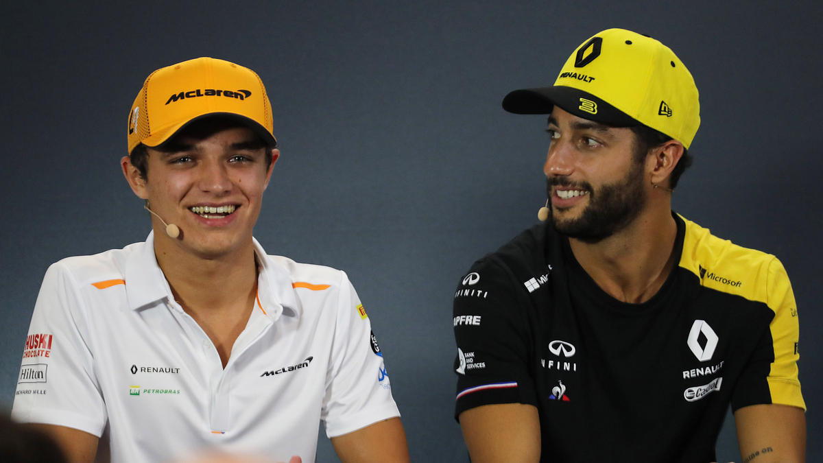 Lando Norris (li.) vs. Daniel Ricciardo: Bei McLaren hat teamintern niemand Vorfahrt Lando Norris (li.) vs. Daniel Ricciardo: Bei McLaren hat teamintern niemand Vorfahrt