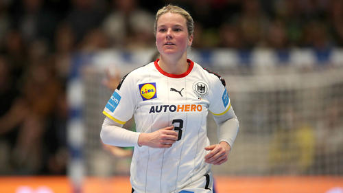 Amelie Berger sieht die DHB-Frauen auf einem Lauf