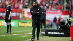 Düsseldorfs Trainer Daniel Thioune hofft im DFB-Pokal gegen Leverkusen auf einen Coup.