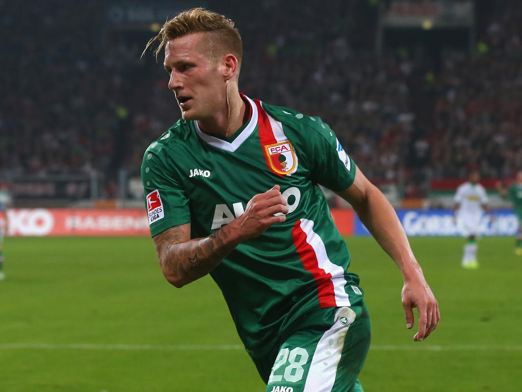 Hat einen echten Lauf: Augsburgs André Hahn Hat einen echten Lauf: Augsburgs André Hahn