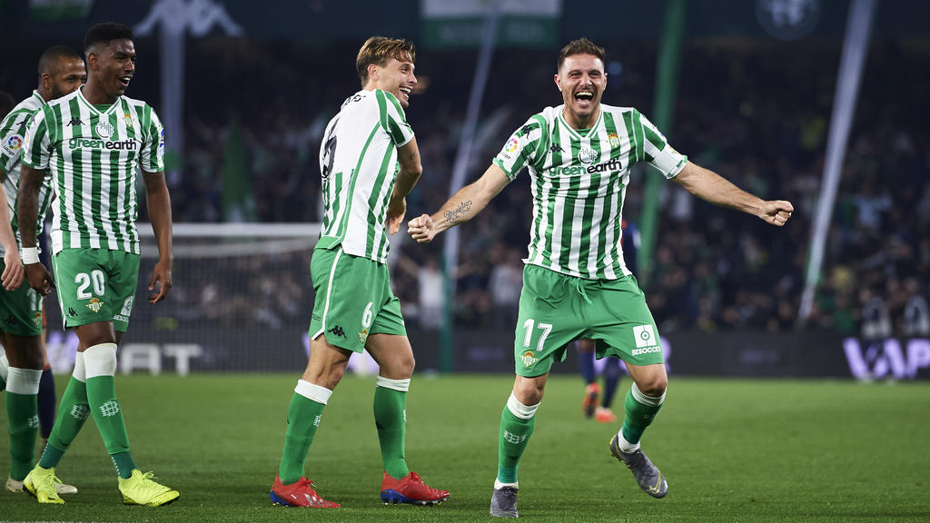 Joaquín no pudo esconder su alegría celebrando su extraordinario gol. (Foto: Getty) Joaquín no pudo esconder su alegría celebrando su extraordinario gol. (Foto: Getty)
