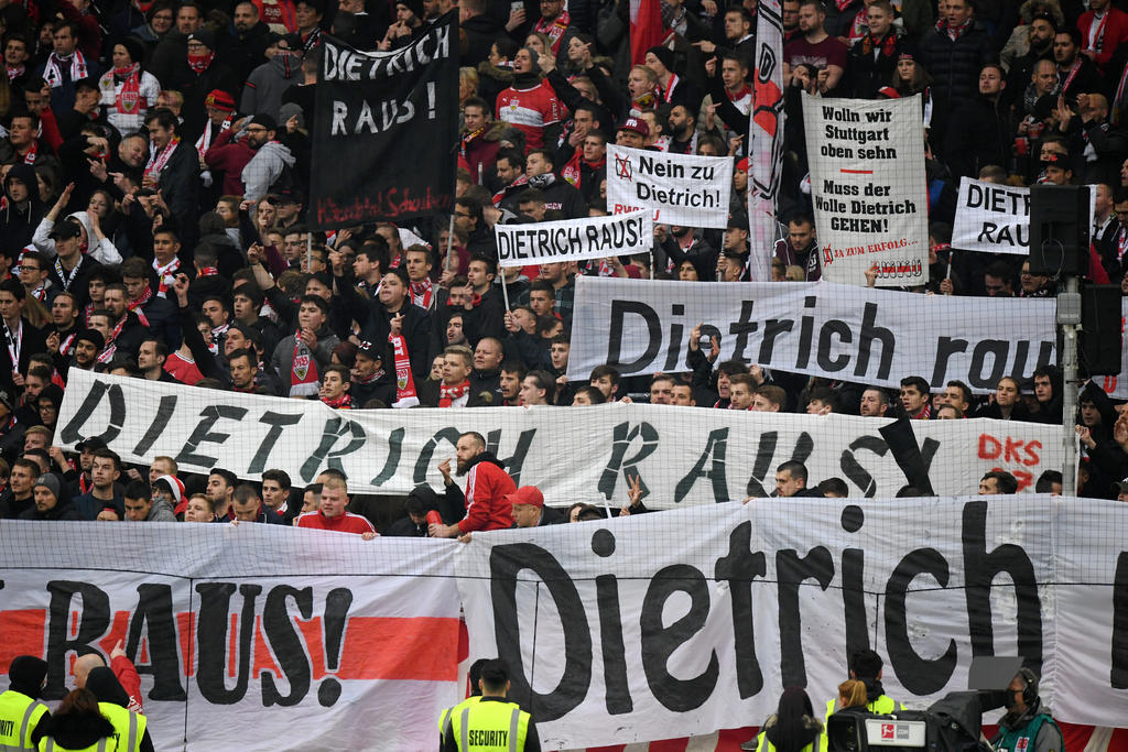 Die Fans des VfB Stuttgart haben eine klare Meinung