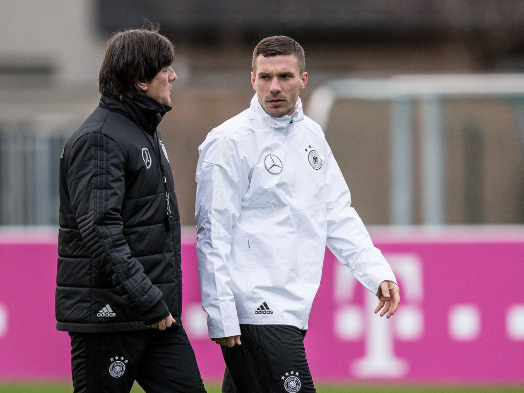 Lukas Podolski verabschiedet sich aus der Nationalmannschaft
