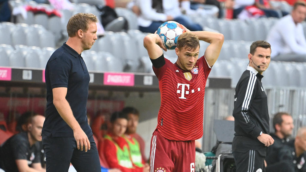 Joshua Kimmich (r.) gehört beim FC Bayern zum Stammpersonal Joshua Kimmich (r.) gehört beim FC Bayern zum Stammpersonal