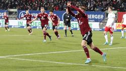 Der 1. FC Nürnberg hat den Hamburger SV besiegt