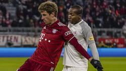 Mohamed Camara (r.) zählte im Hinspiel gegen den FC Bayern zu den auffälligsten Salzburgern