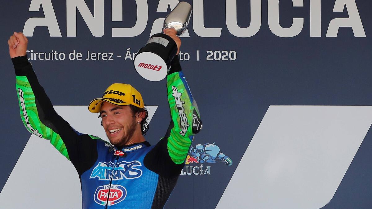 Enea Bastianini vor Aufstieg in die MotoGP Enea Bastianini vor Aufstieg in die MotoGP