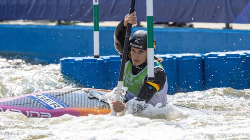 Kanuslalom-Olympiasiegerin Ricarda Funk holte sich die Goldmedaille in Krakau