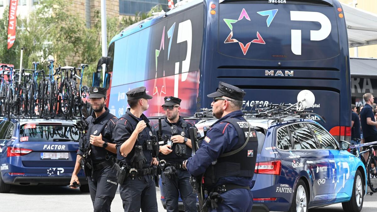 Das israelische Team steht unter Polizeischutz
