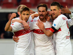 Jubel beim VfB Stuttgart um Martin Harnik